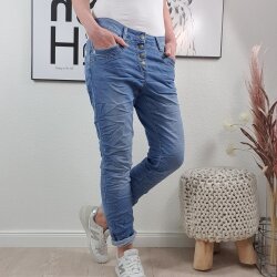 Sweat Denim Boyfriend Jeans von M- 4XL