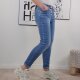 Sweat Denim Boyfriend Jeans von M- 4XL XL Sweat Denim