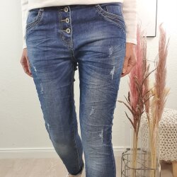Destroyed Boyfriend Jeans von XS-XL