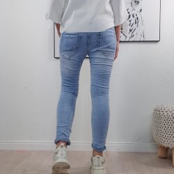 Jewelly  Boyfriend Stretch Jeans Light Wash L