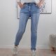 Jewelly  Boyfriend Stretch Jeans Light Wash L