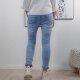 Jewelly  Boyfriend Stretch Jeans Light Wash L
