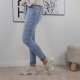 Helle Jewelly Stretch Jeans- XS bis XL Double Button XL