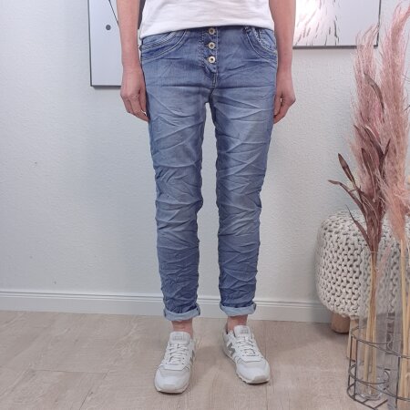 Karostar Sweat Denim Jeans- M bis 4XL
