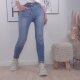 Karostar Stretch Jeans mit Zipper - M bis 4XL