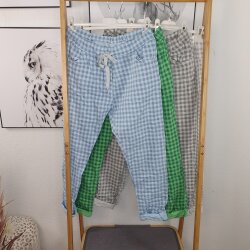 Karierte Schlupfhose