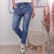 Karostar Boyfriend Jeans- M bis 4XL Washed Denim XL