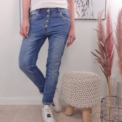 Karostar Boyfriend Jeans- M bis 4XL Blue Denim XXL