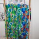 Grafisch gemusterte Long Bluse One Size