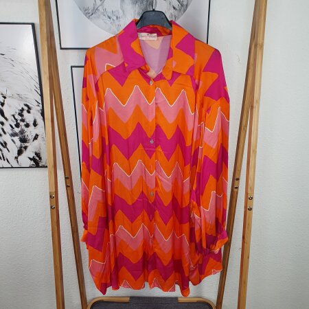 Oversized Satin Bluse ZICK ZACK