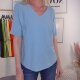 Halbarm Pulli „ Color me up“ Blau