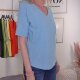 Halbarm Pulli „ Color me up“ Blau