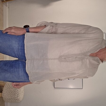Fischerhemd VINTAGE WASHED- One Size One Size-Beige