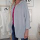 Oversized Musselin Bluse One Size