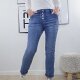 Karostar Stretch Boyfriend Jeans- M bis 4XL Classic Denim M