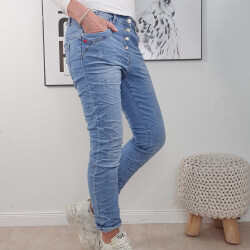 Karostar Stretch Boyfriend Jeans- M bis 4XL Classic Denim XL
