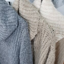 Kuschelpulli mit XXL Rollkragen- One Size