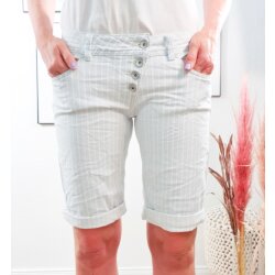 Buena Vista Malibu Damen Shorts| gestreifte Jeans Shorts...