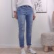 Karostar Stretch Boyfriend Jeans- M bis 4XL Classic Antique Destroyed XXL