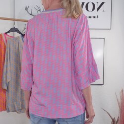 V-Neck Blusen Shirt (3 Farben) - One Size