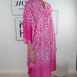 Schlupf Kleid XL LEO mit Taschen- One Size