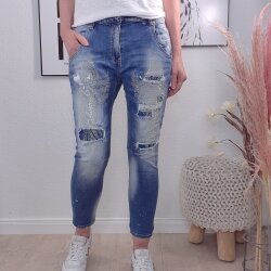 Loose Fit Boyfriend Jeans SILVER WINGS- von S bis XL