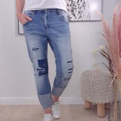 Loose Fit Boyfriend Jeans TURN UP- von M bis XL