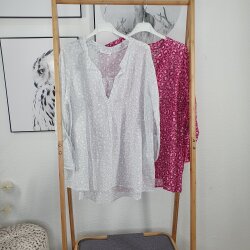 Schlupfbluse Fischerhemd LEO- One Size
