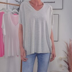 Weites Viskose Shirt MELANGE- One Size (4 Farben)