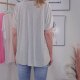 Weites Viskose Shirt MELANGE- One Size (4 Farben)