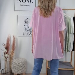 Oversized Leinen Shirt FRINGY- One Size (4 Farben)