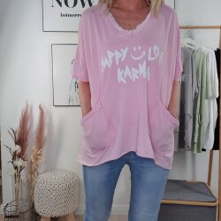 Oversized Shirt FRINGY KARMA- One Size (5 Farben)