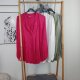 Satin Schlupf Bluse UNI- One Size (3Farben)