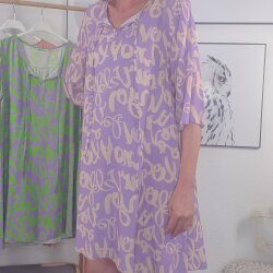 Kurzes Blusen Kleid WRITE ME- One Size (4 Farben)
