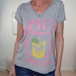 V-Neck Shirt Spicy Margarita - One Size Grau