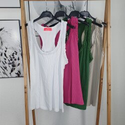 Ringer Tank Top (4 Farben) - One Size