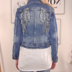 Jeans Jacke SILVER WINGS