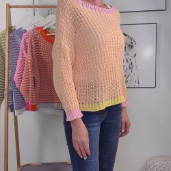 Boxy Pulli MELANGE- One Size (5 Farben)