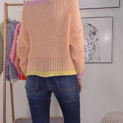 Boxy Pulli MELANGE- One Size (5 Farben)