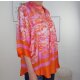 Satin Schlupf Bluse Dschungel- One Size