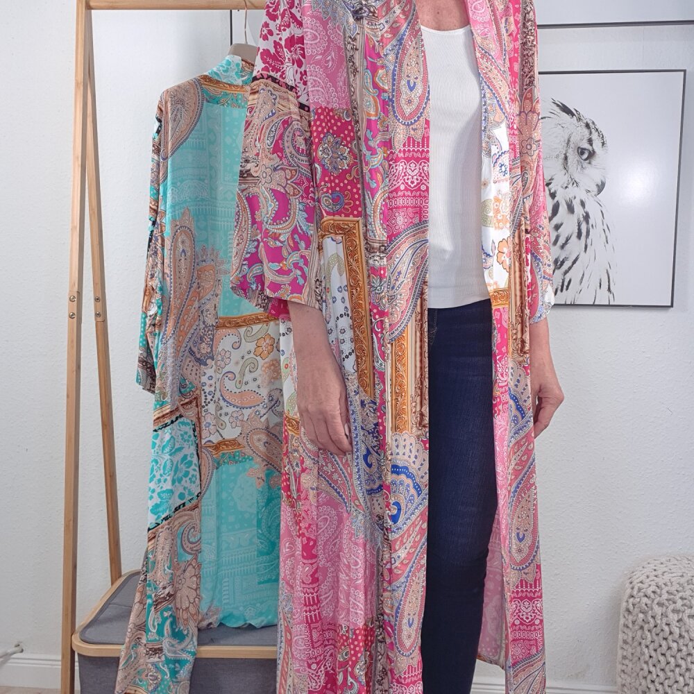 Maxi Kimono PAISLEY One Size Tim Collins Stilvolle Italienische maxi-kimono-paisley-one-size-tim-collins-stilvolle-italienische