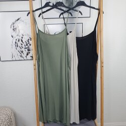 Spaghetti Träger Kleid- One Size