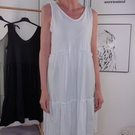 Gestuftes Träger Kleid- One Size