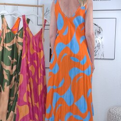 Maxi Trägerkleid SWING- One Size (4 Farben)