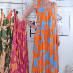 Maxi Trägerkleid SWING- One Size (4 Farben)