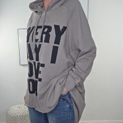 Oversized Vokuhila Hoodie Every Day- One Size