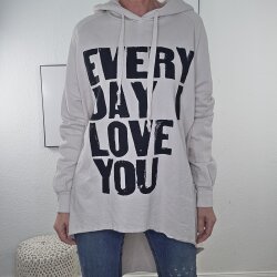 Oversized Vokuhila Hoodie Every Day- One Size