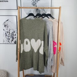 Cardigan LOVE- One Size (3 Farben)