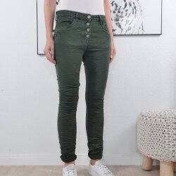 Karostar Damen Stretch Jeans| Boyfriend Hose mit...