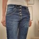 Jewelly Stretch Jeans mit Schmuck Kn&ouml;pfen XL